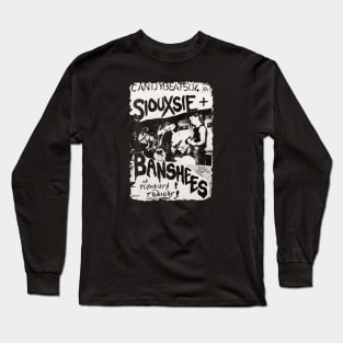 Retro Poster Siouxsie and the Banshees Long Sleeve T-Shirt